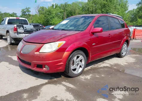 2005 Pontiac Vibe из США, поврежденный, VIN 5Y2SL63895Z432173